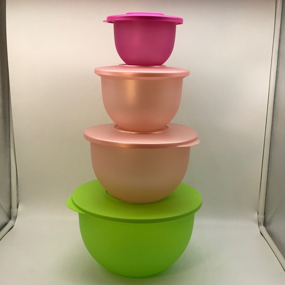 Tupperware Murano Bowl Set of 4 - Picture 2 of 16